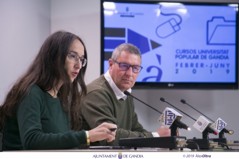 La Universidad Popular de Gandia abre los plazos de inscripción para cursos