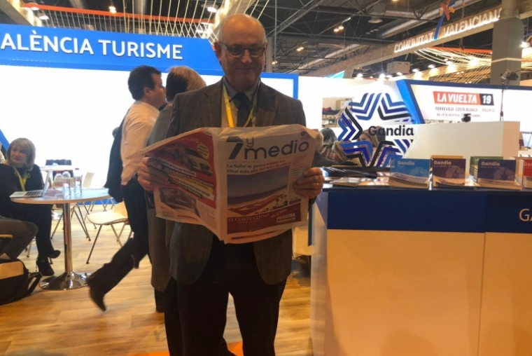 Cope Onda Naranja y 7yMedio Noticias en directo desde Fitur Madrid