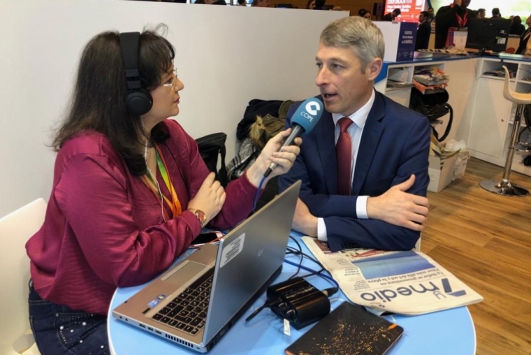 El alcalde de Oliva, David González, desde Fitur en Cope Onda Naranja