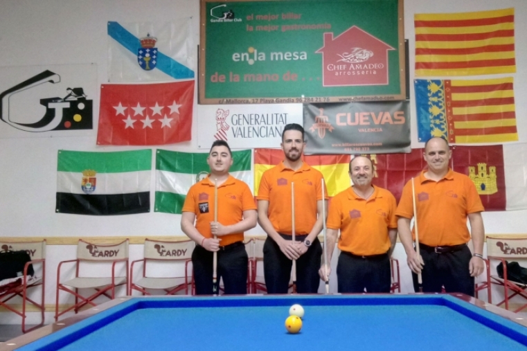 El Chef Amadeo Gandia Billar Club suma otra victoria en Murcia
