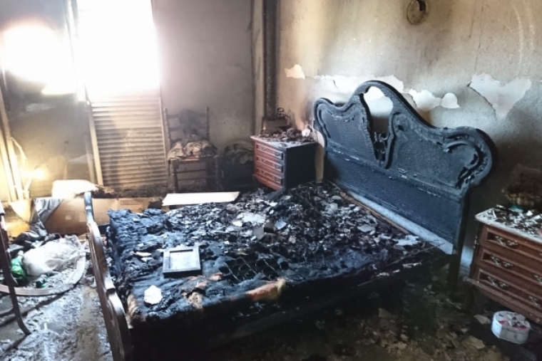 Un nuevo incendio en un domicilio particular en Gandia