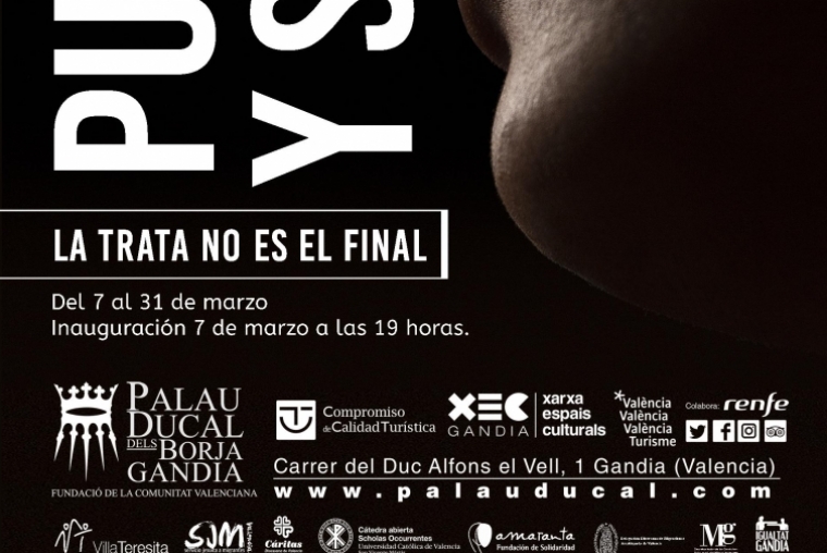 ''Punto y seguido. La trata no es el final'' se muestra en el Palau Ducal