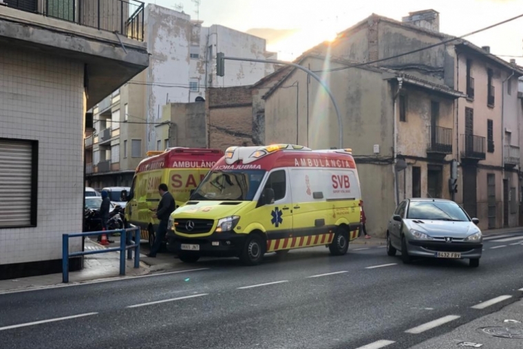 Una colisión en la N-332 en Bellreguard colapsa el tráfico en esta travesía