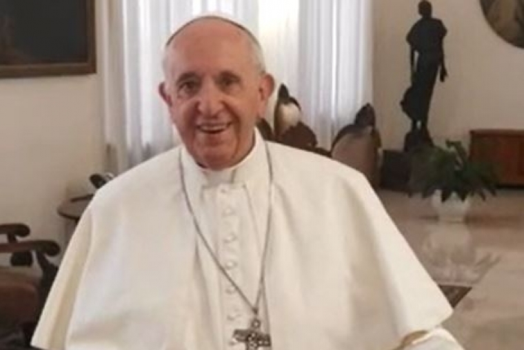 El Papa Francisco bendice los 50 años de Cáritas Gandia a través de un vídeo