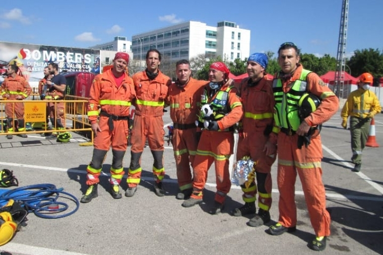 Los Bomberos de Gandia en el podio del XI Encuentro Interno de Excarcelación
