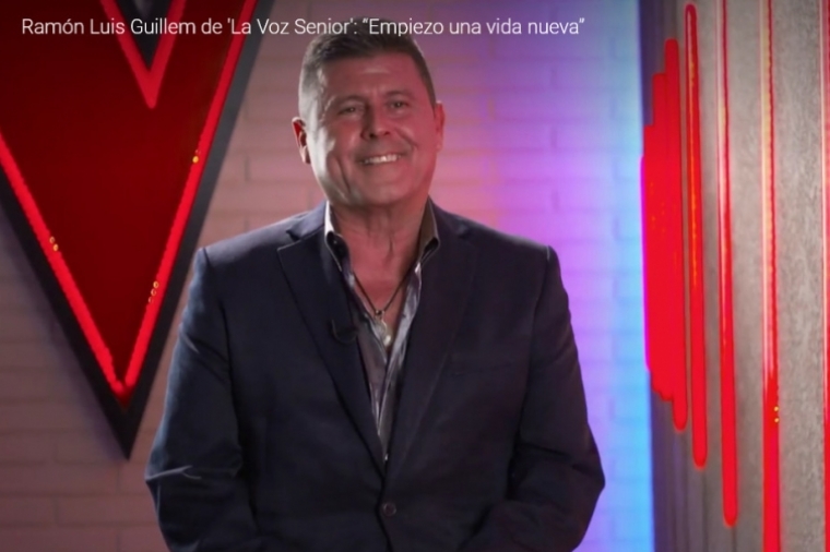 El gandiense Ramón Luis Guillem en las audiciones a ciegas de La Voz Senior