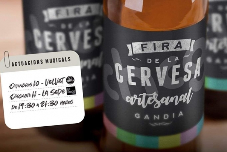 La III Fiesta de la Cerveza Artesanal llega hoy y mañana a Gandia