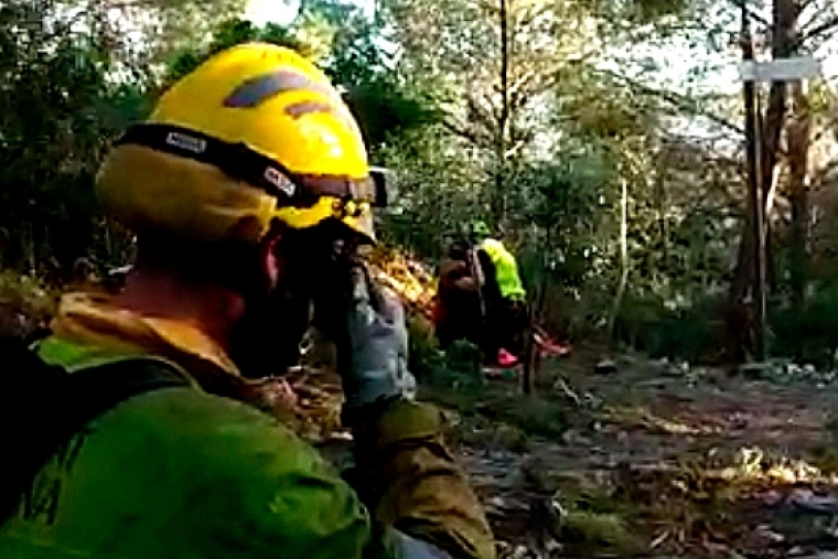 El Grupo de Rescate en Altura evacúa a una senderista herida en Alfauir