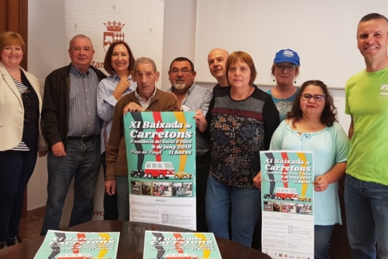 Oliva celebra el 9 de junio la décimo primera Bajada de Carretons del Raval