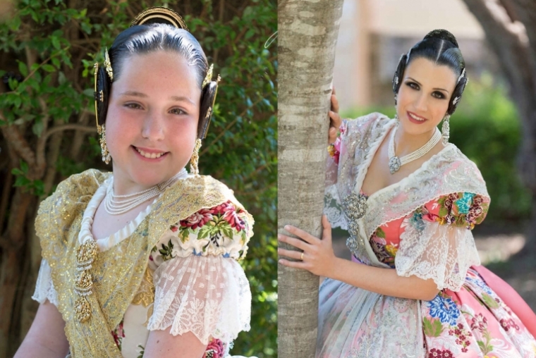 Alba Ramón Borja y Sandra Faus Palmer, Falleras Mayores de Gandia 2020
