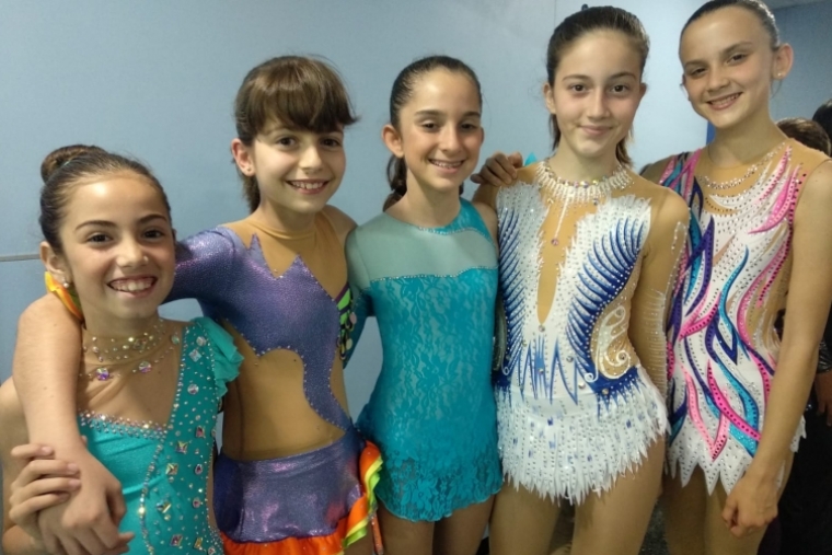 Buen trabajo de las patinadoras del Gandia HC en el preautonómico en Alginet