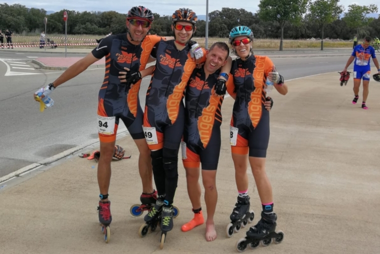 El Angels Vision-Patinar Por Gandia consigue 3 podiums en Huesca