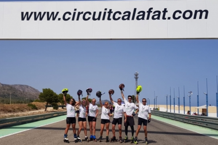 Angels Vision Patinar por Gandia en las 24 horas roller tour de Calafat