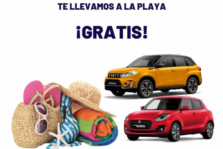 Moll Autos y Suzuki te llevan a la playa en agosto