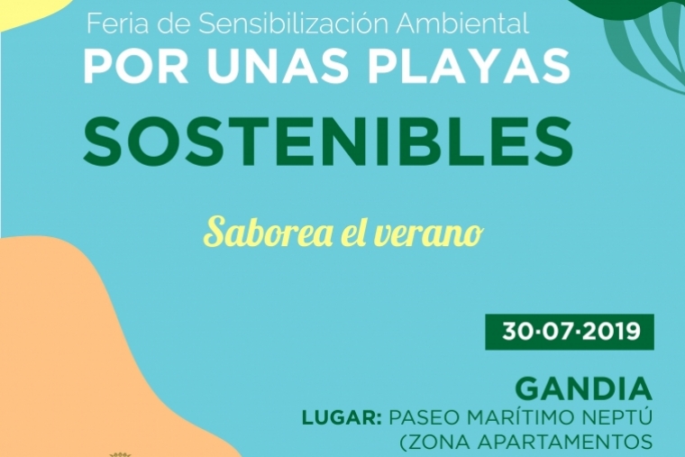 La Feria de Sensibilización Por unas playas sostenibles llega a Gandia