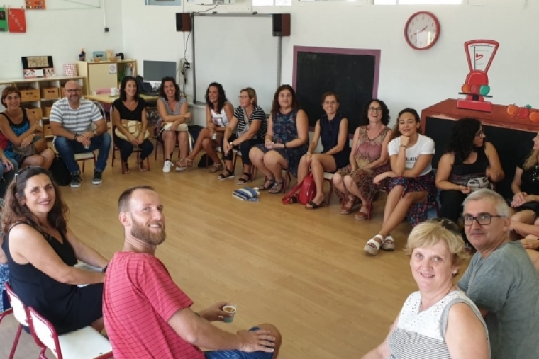 Primera reunión pedagógica del ciclo de infantil de los colegios de Oliva