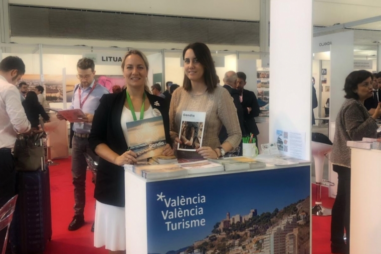 Gandia asiste a la feria de turismo TTG Travel Experience de Rimini