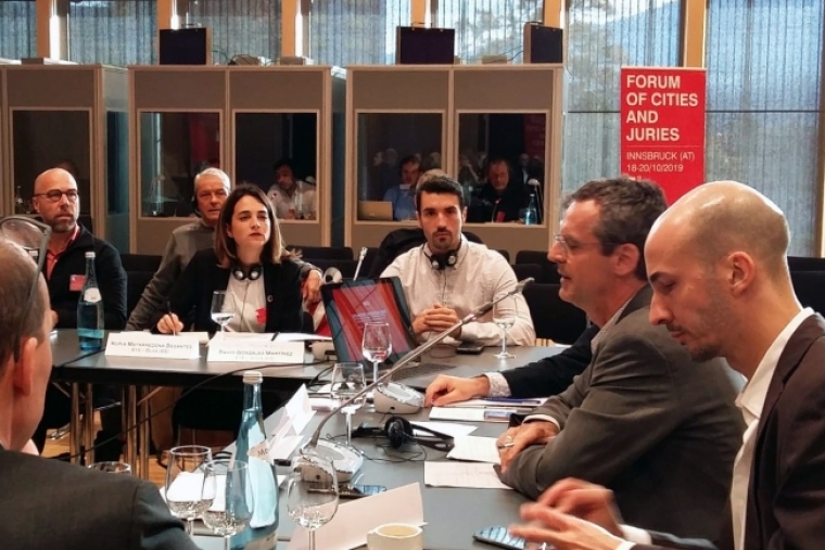 Oliva defiende sus proyectos dentro del Certamen Europan-15 en Austria