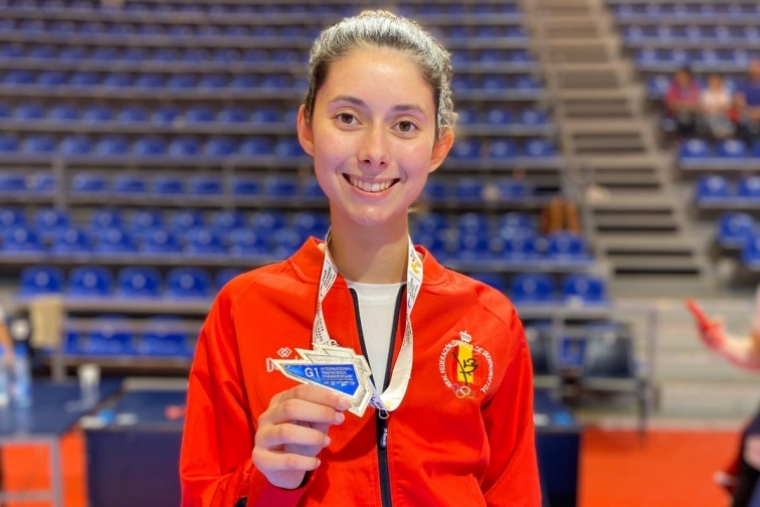 La taekwondista Blanca Palmer, plata en el Internacional de Belgrado