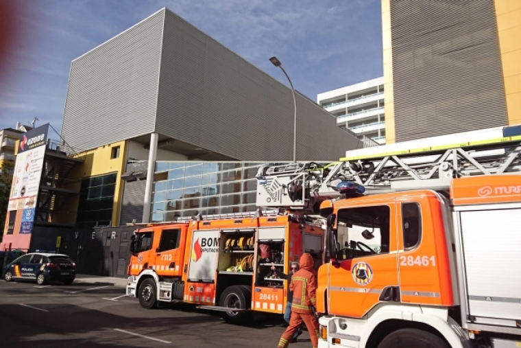 Ampliación incendio Spa Hotel Gandia Palace: ha sido en la zona de máquinas