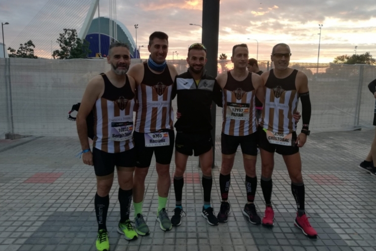 El GR Real de Gandia un año más representado en el Maratón y 10K de València