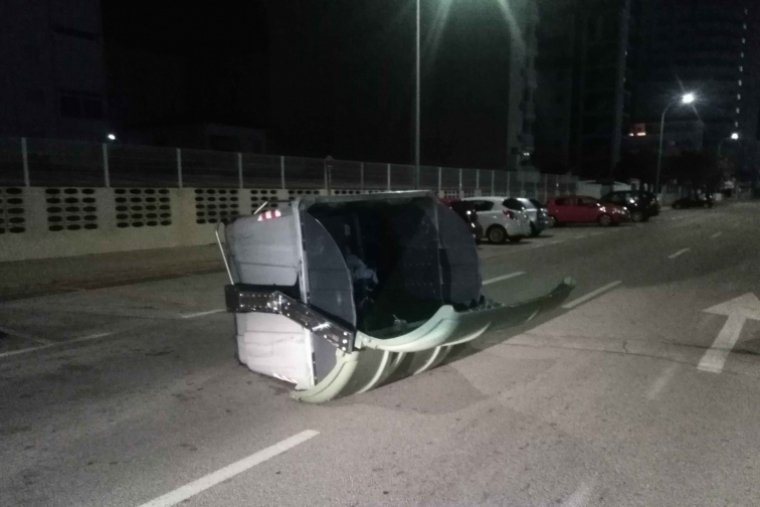 La Safor registra fuertes rachas de viento alcanzando los 48 km/h en Gandia
