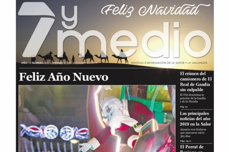 El periódico gratuito líder 7yMedio ya en sus puntos habituales de la Safor