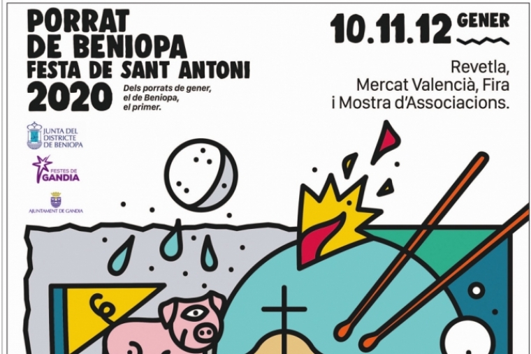 Programa del Porrat de Beniopa que comienza hoy en Gandia