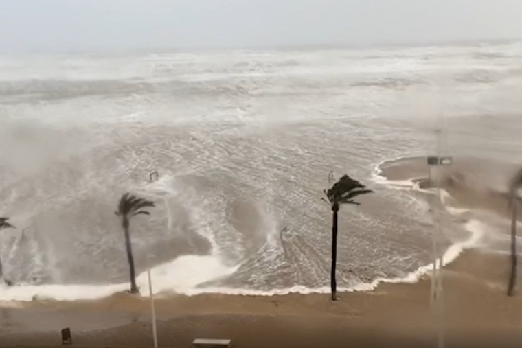 El temporal se cobra la vida de una mujer de 54 años en Gandia