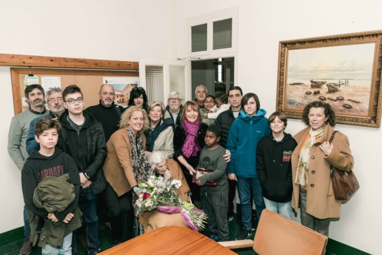 La vecina de Gandia, Maria Soria Masquefa, cumple 105 años de edad 