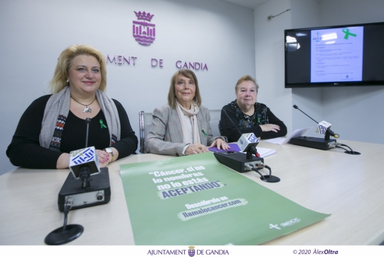 Gandia celebra el Día Mundial contra el Cáncer con una programación especial