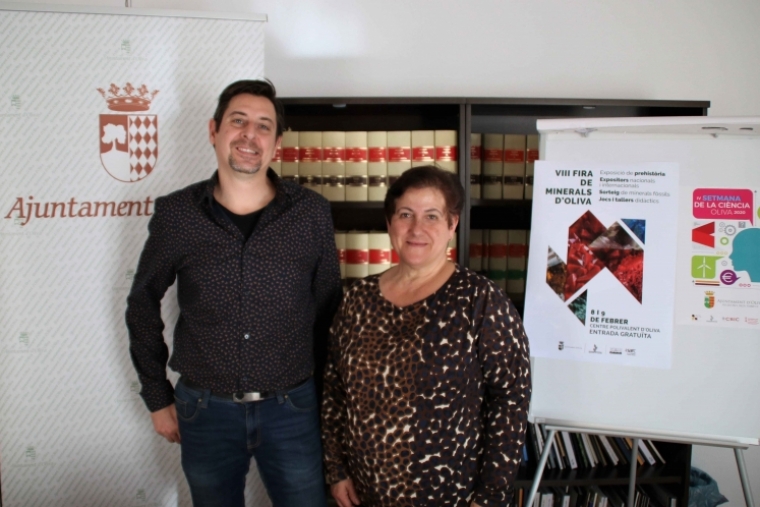 Oliva presenta la VIII Feria de Minerales y la IV Semana de la Ciencia 2020