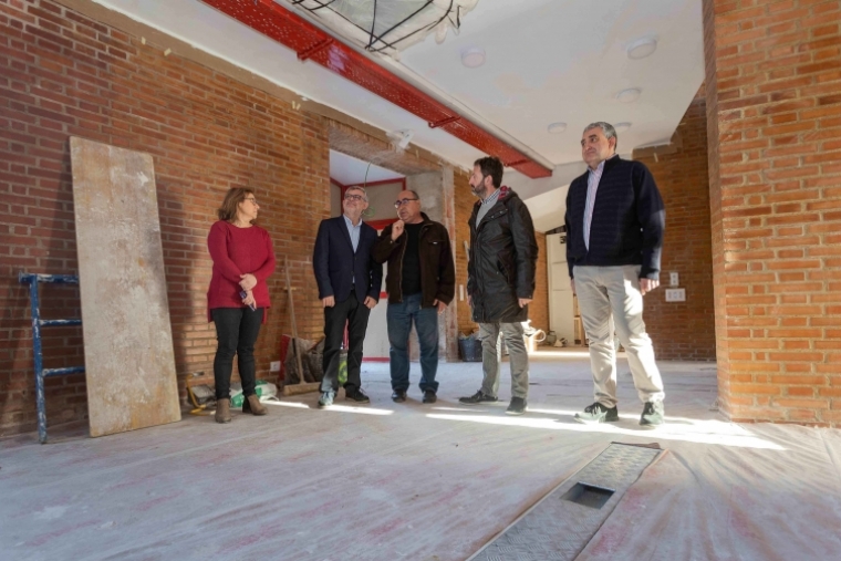 Las obras de la nueva Oficina de Turismo en Gandia marchan a buen ritmo