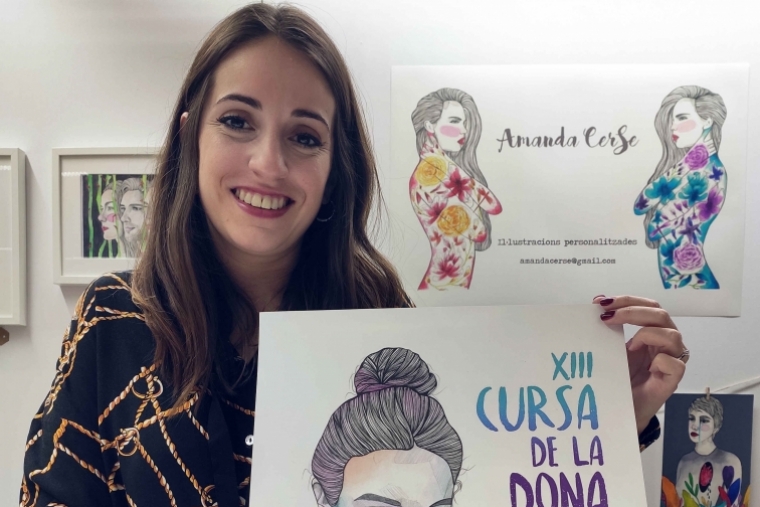 Amanda Cerdà es la autora del cartel de la Cursa de la Dona Vicky Foods