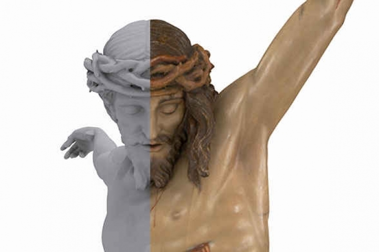La imagen del Cristo de la Buena Muerte de Gandia ''inmortalizada''
