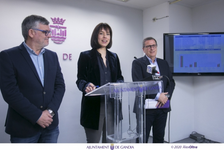 Gandia reduce a 85,4 millones el presupuesto de 2020
