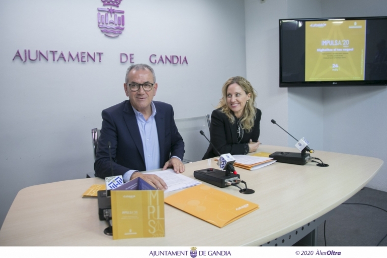 Gandia apoya y promociona el comercio por internet con Impulsa 2020