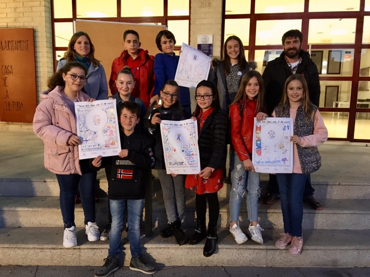 Los más pequeños de Bellreguard tienen claro que ''Todos los días son 8M''