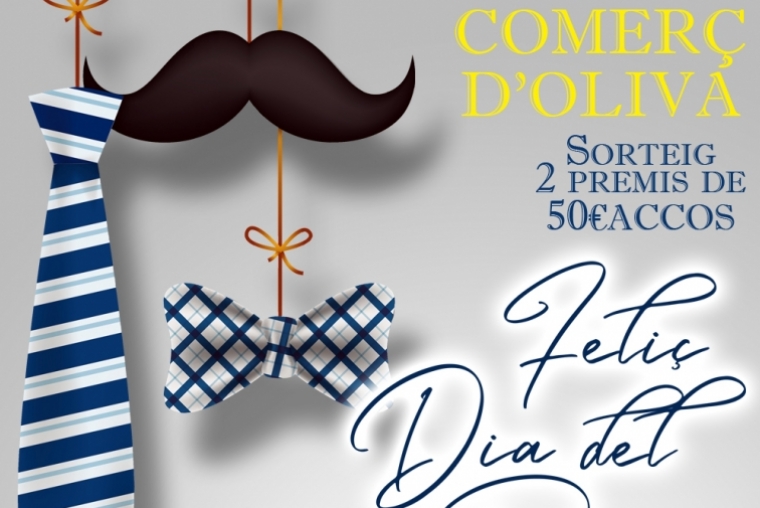 Comerciantes de Oliva celebran el Día del Padre y sortean 100 eur-ACCOs