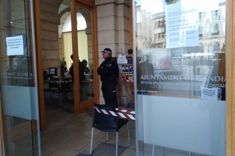 El Ayuntamiento de Gandia toma medidas de prevención ante el Coronavirus