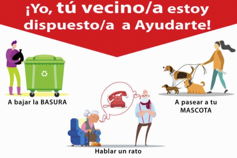 Gandia pone en marcha estos días el programa: Sé solidario con tu vecino