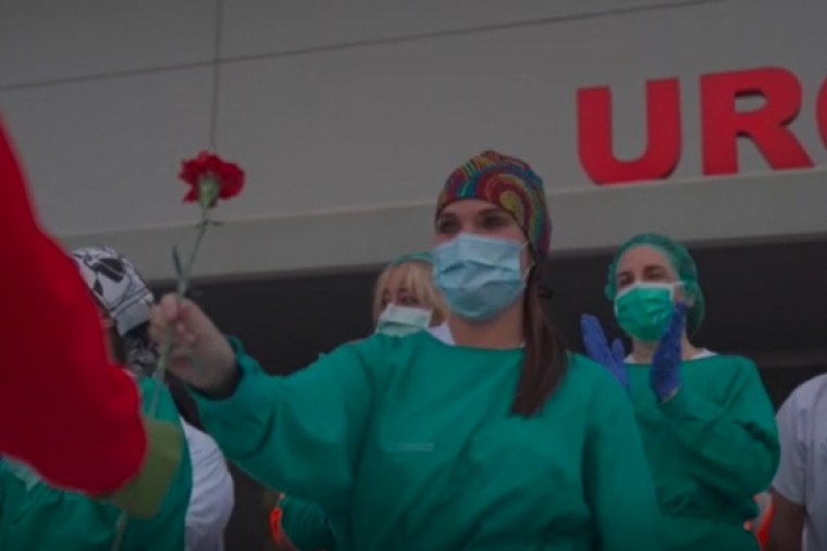 Cruz Roja en la Safor homenajea a los sanitarios del Francesc de Borja