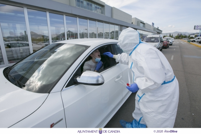 Comienzan a realizarse los test del estudio de coronavirus en Gandia