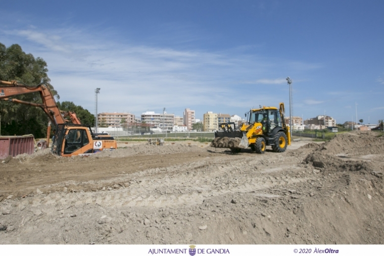 Gandia inicia las obras del depósito anti DSU en Les Foies del Grau