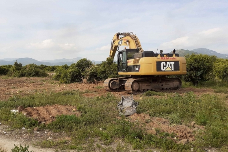 Empiezan los primeros trabajos de ejecución de la Conexión Sur de Oliva