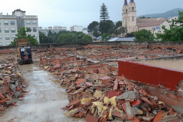 Se retoman las obras de rehabilitación del CEIP Benipeixcar en Gandia
