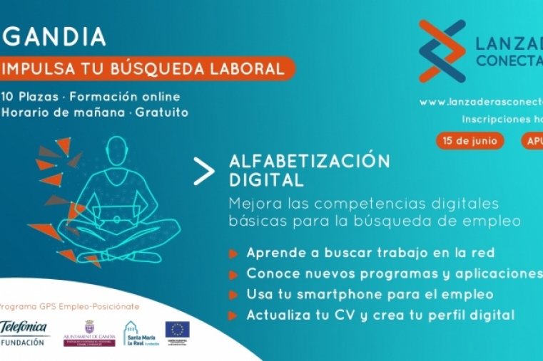 Gandia contará con Alfabetización Digital, programa de orientación laboral