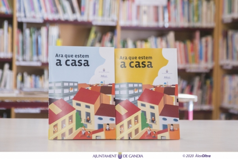 Bibliotecas Gandia obsequiará con el cuaderno Ahora que estoy en casa