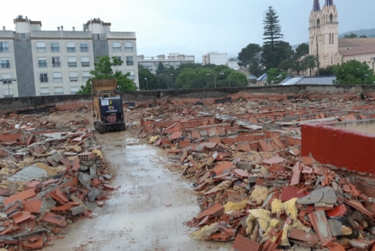 Gandia incorpora la obligatoriedad del uso de áridos reciclados en obras