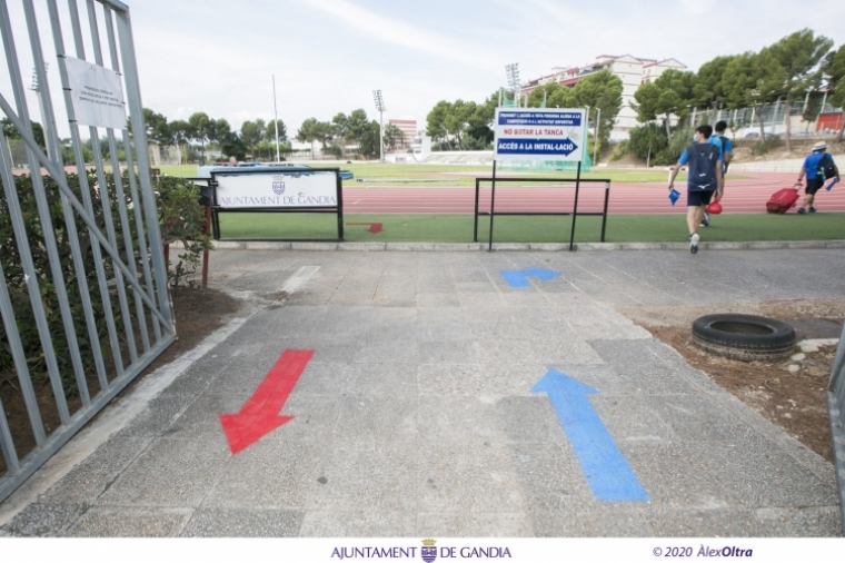 Gandia aumenta las instalaciones deportivas disponibles durante la Fase 2